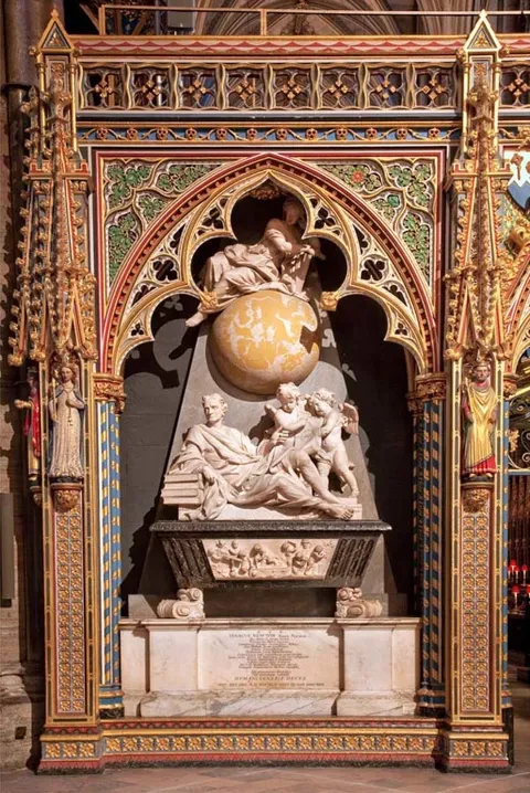 Sir Isaac Newton monument, Westminster Abbey